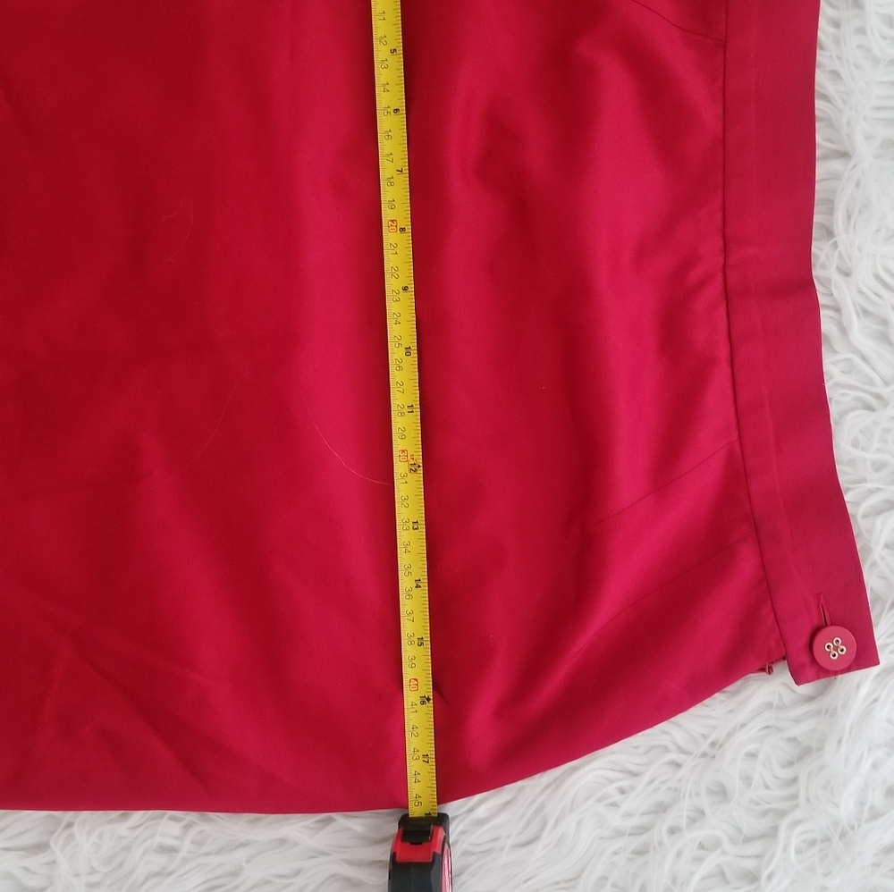 Christian Dior true red pencil skirt - Picture 5 of 8